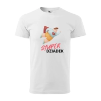 Koszulka z Nadrukiem - SUPER ODLOTOWY DZIADEK