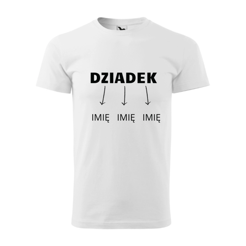 Koszulka z Nadrukiem - DZIADEK + IMIONA